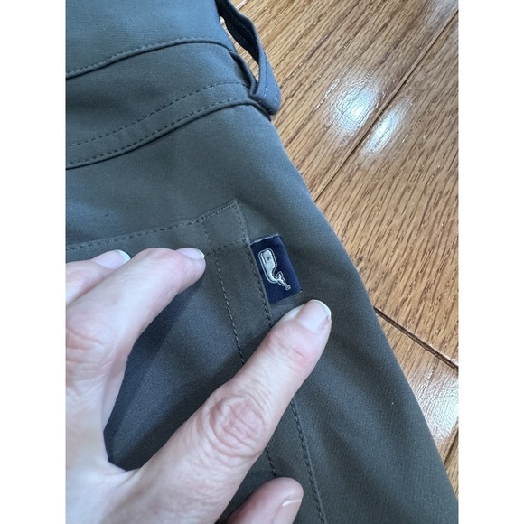 Vineyard Vines Performance Pants Mens 32x32 Grey Modern Flat Front Straight Fit - Picture 7 of 7